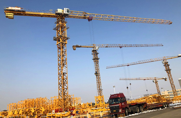 XCMG Factory Xgt8020-16 16t Chinese Flat Top Tower Crane for Sale