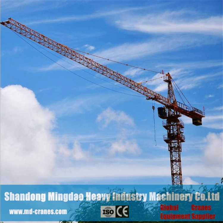 Mingdao Crane Brand Topkit / Topless / Flat Top Qtz Tower Crane