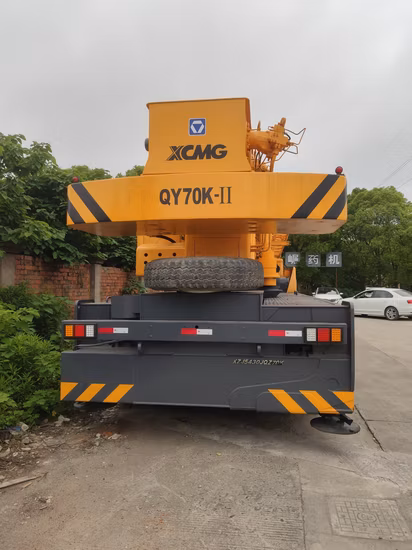 Secondhand Truck Crane Qy70K Used 70t Derrick Chinese Brand Heavy Construction Machinery